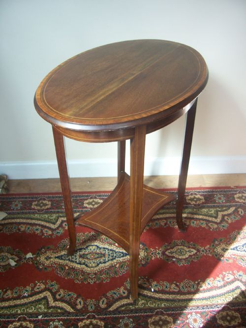 Edwardian Oval Wine or Occasional Table