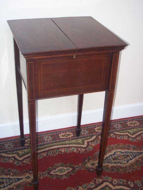 Small Mahogany Sewing Work Table