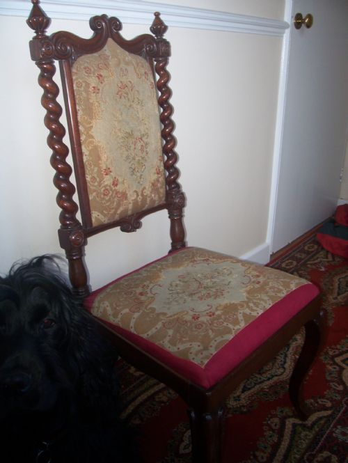VICTORIAN WALNUT CHAIR - ADDITIONAL PHOTO 8
