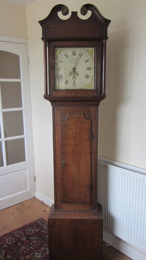 19th C. Oak Longcase by John Beale of Oundle