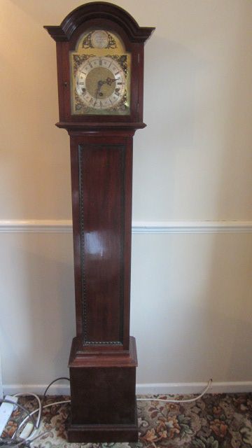 Good Quality Mahogany Cased Grandmother Clock