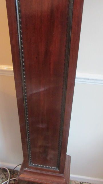 fig 2. GOOD QUALITY MAHOGANY CASED GRANDMOTHER CLOCK