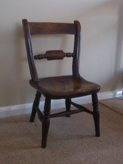 C19th Elm Childs Chair