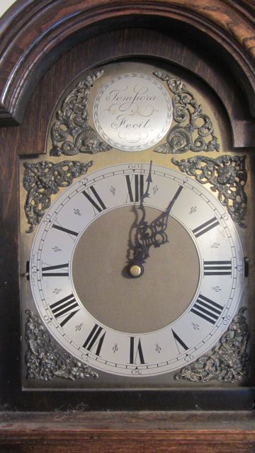 fig 1. Early 20th Century Triple Weight Longcase Clock