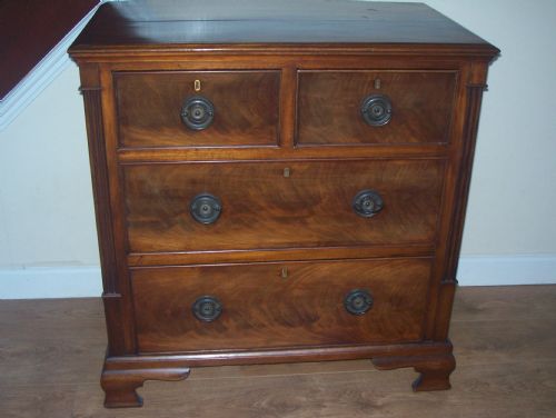 Geo III Style Mahogany Chest of Small Proportions
