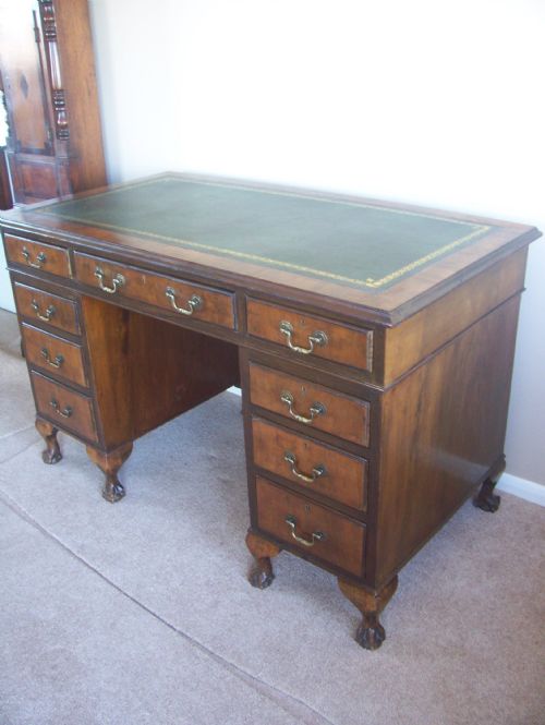 Mahogany Twin Pedestal Desk
