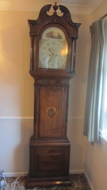 fig 2. BEAUTIFULLY INLAID LATE GEORGIAN / REGENCY COVENTRY LONGCASE