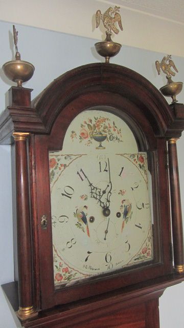Flame Mahogany Georgian Jersey Longcase