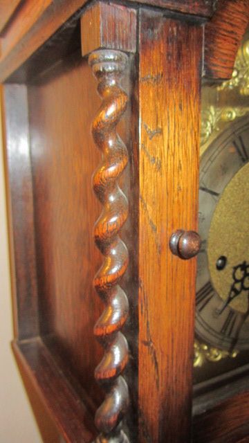 fig 1. Attractive 1920’s Westminster Chiming Grandmother Longcase Clock