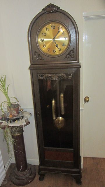 Stunning 5 Gong Twin Weight Art Deco Longcase