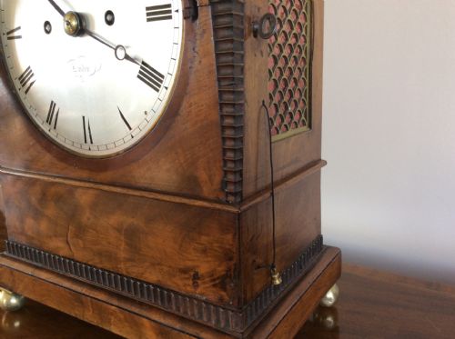 fig 1. GEORGIAN REPEATER BRACKET CLOCK BY FAMOUS MAKER
JAMES MURRAY ROYAL EXCHANGE