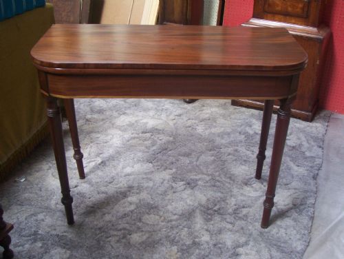 Regency Mahogany Foldover Table