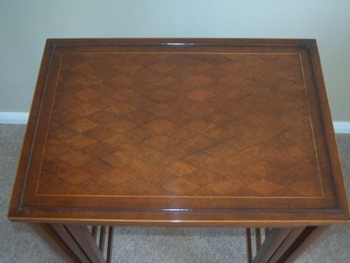 Edwardian Mahogany Nest of Tables