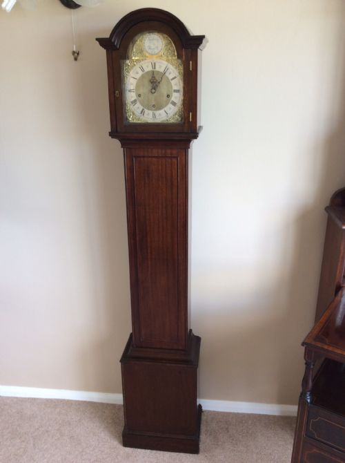 Mahogany Grandmother Longcase  (Long Case ) Miniature Grandfather Clock - Delivery/set Up Options