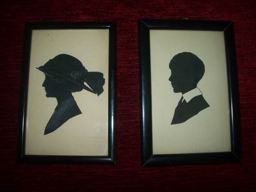 Pair of Silhouettes by Handrup