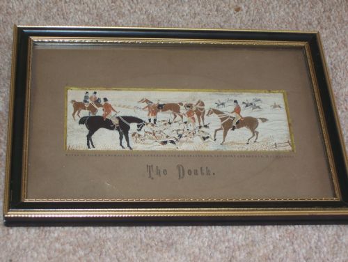 Stevengraph 'The Death' C1880