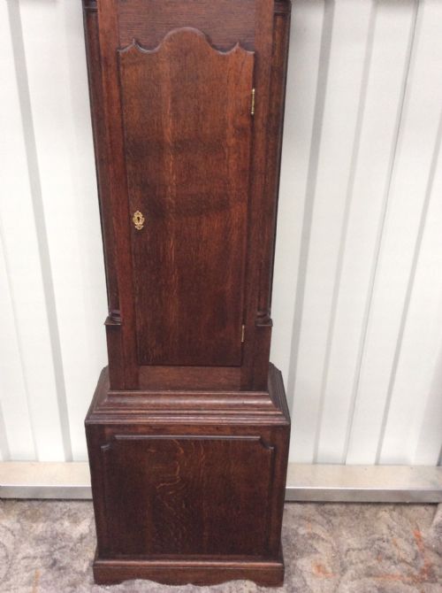 fig 1. Georgian Oak Cased Grandfather Longcase by Thomas Moore of Ipswich - FAMOUS CLOCKMAKER CIRCA 1740-50
