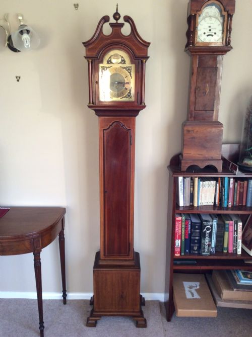 Stunning Edwardian Mahogany with String Inlay Grandmother Miniature Grandfather or Longcase ( Long Case ) Clock
- Delivery & Set Up Available