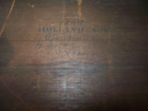 1840'S HOLLAND SONS MAHOGANY CENTRE SIDE TABLE WITH DRAWER - ADDITIONAL PHOTO 5