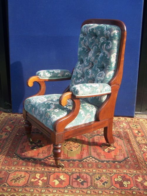 G Minter Reclining Armchair with Leg Rest C1835