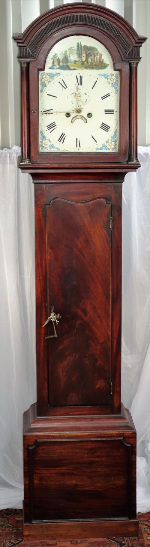 Georgian (George Iii) Mahogany Cased Grandfather or Longcase (Long Case) Clock