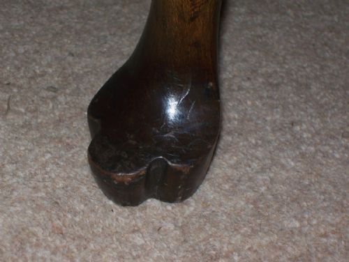 GEORGE II STYLE WALNUT STOOL - ADDITIONAL PHOTO 6