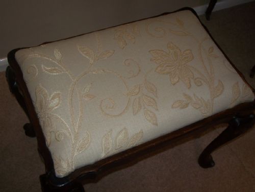 GEORGE II STYLE WALNUT STOOL - ADDITIONAL PHOTO 7