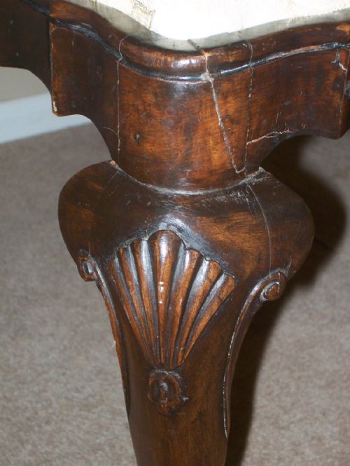 GEORGE II STYLE WALNUT STOOL - ADDITIONAL PHOTO 9