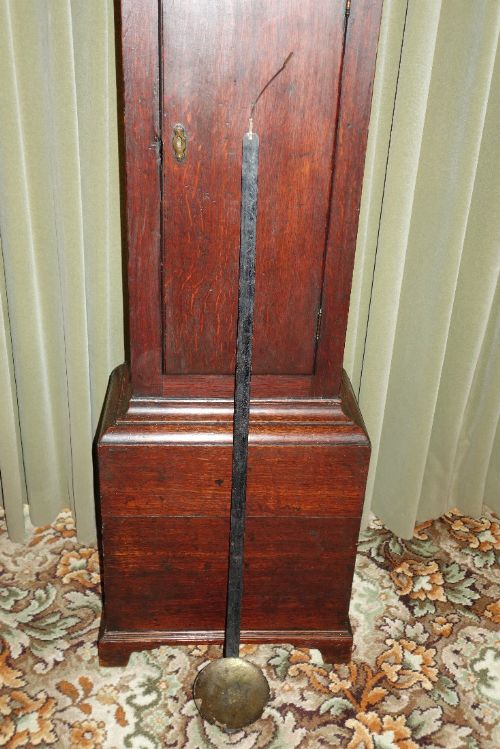 fig 1. Late 18th Century Georgian (George III) Grandfather Longcase 8 Day Striking Clock