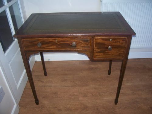 Edwardian Mahogany Desk Writing Table