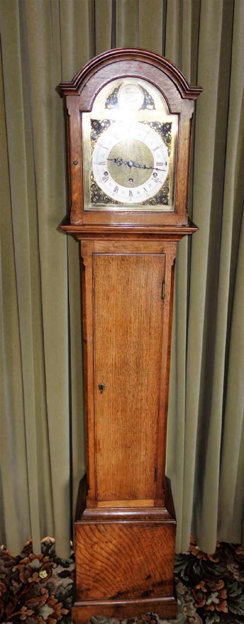 Light Oak Westminster Musical Grandmother (Miniature Grandfather) Longcase Clock