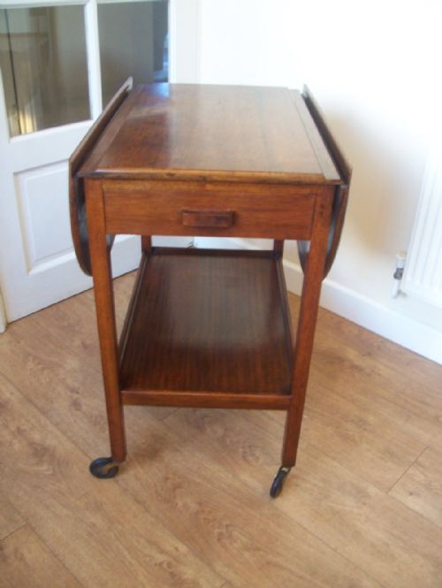 'Fyne Ladye' Art Deco Mahogany Tea Table Trolley