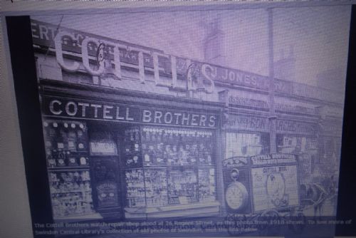 fig 1. Fine Edwardian Mahogany Grandmother or Miniature Grandfather Longcase Clock by Cottell Brothers Swindon (see photo of shop)