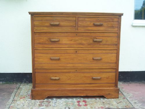Edwardian Satin Walnut Chest of Drawers