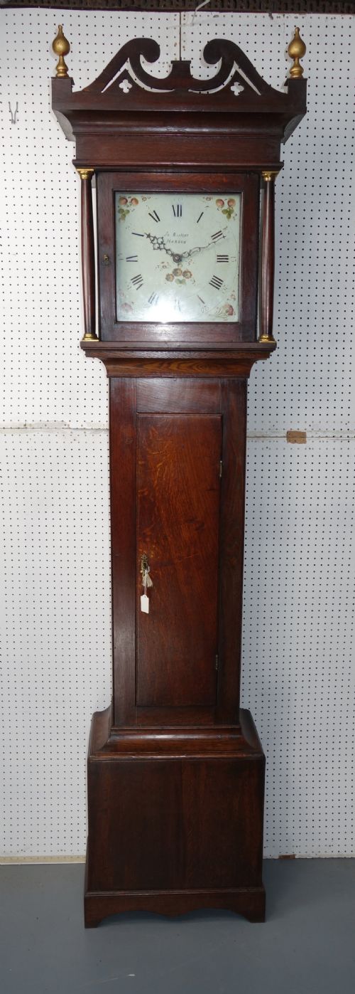 Late 18th Century (George Iii) Oak Grandfather Georgian Longcase Clock - John Birtles of Market Harborough