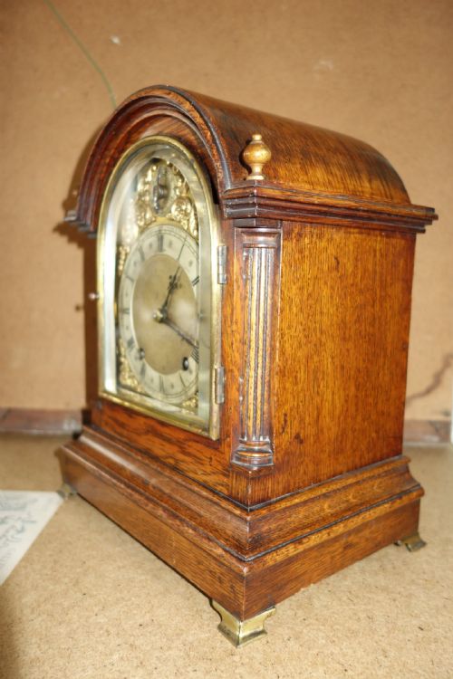 fig 1. Petit 19th Century Bracket or Mantel Clock by Camerer Kuss & Co. (later to become Camerer Cuss & Co) with a Quality 8 Day WH Sch Striking Clock