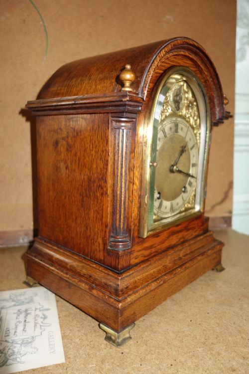 fig 2. Petit 19th Century Bracket or Mantel Clock by Camerer Kuss & Co. (later to become Camerer Cuss & Co) with a Quality 8 Day WH Sch Striking Clock