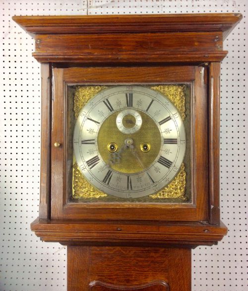 fig 1. Late 17th/Early 18th C. Oak Grandfather Longcase Clock - Thomas Deykin Worcester - Pre 1720 - William & Mary, Queen Anne, George I period