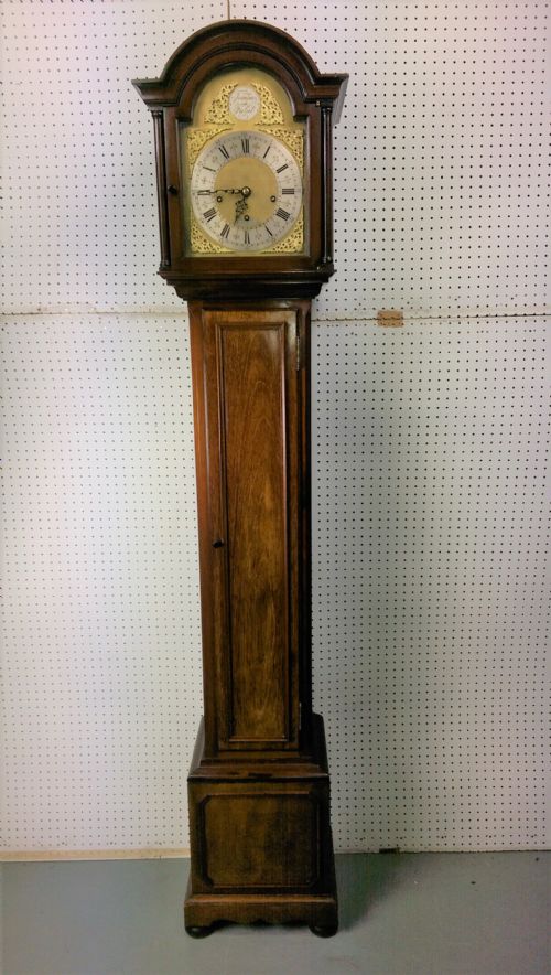 Late 19th Century/early 20th Fine Mahogany Westminster Chiming Grandmother Longcase Clock