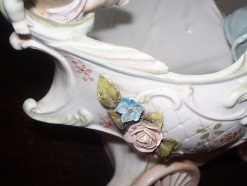 PAIR C19TH CHARIOT VASES - ADDITIONAL PHOTO 10