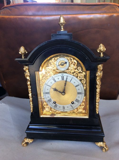 Quarter Striking 19th C. Bracket/mantel/mantle Clock - In Honour of “Vulliamy”  Who Were Suppliers to the Crown