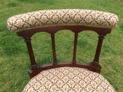 VICTORIAN BEDROOM CHAIR - ADDITIONAL PHOTO 1
