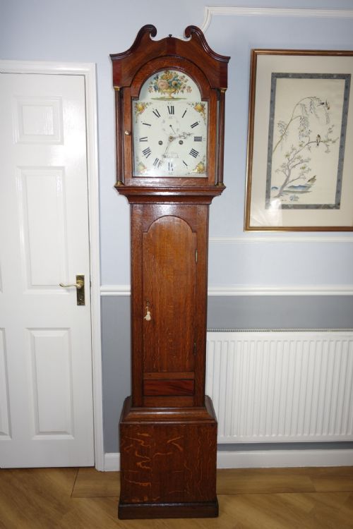 Late 18th C8 Day  George III Mid Georgian John Cook of Whitchurch  Hants Grandfather Longcase Clock