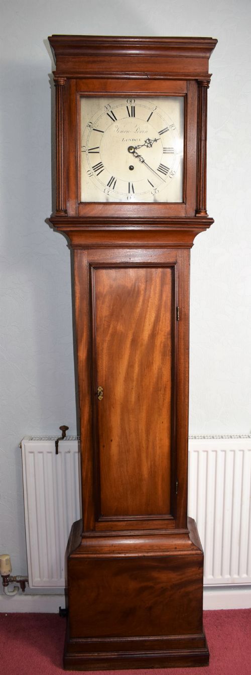 Public Building Regulator Type Mahogany Longcase Grandfather Clock - Simon Levin - Georgian