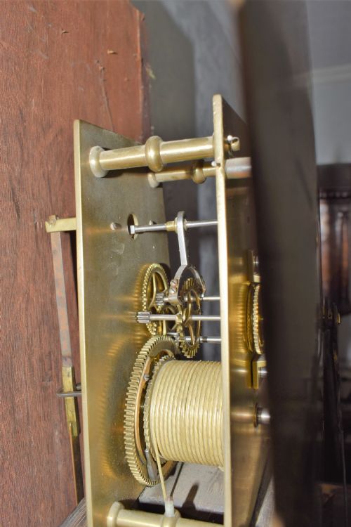 fig 2. Public Building Regulator Type Mahogany Longcase Grandfather Clock - Simon Levin - Georgian