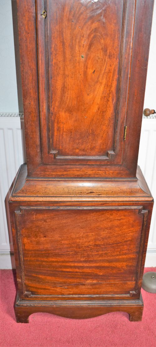 fig 2. George III Mahogany Grandfather Longcase Clock - Richard Honeybone of Fairford Glos.