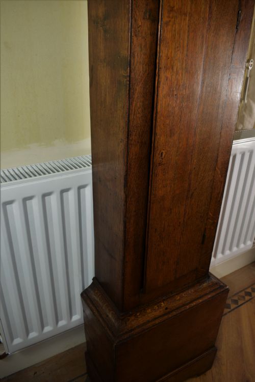 fig 2. Oak J. Gibson of London CC 1669 - Late 17th C. Oak Grandfather Longcase Clock