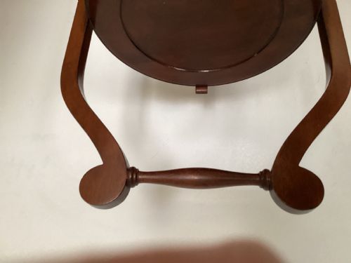 EDWARDIAN MAHOGANY FOLDING CAKE STAND - ADDITIONAL PHOTO 8