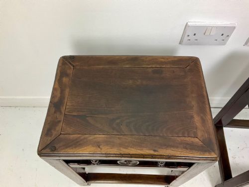 PAIR OF CHINESE HARDWOOD TABLES LAMP JARDINIERE SIDE OCCASIONAL - ADDITIONAL PHOTO 9