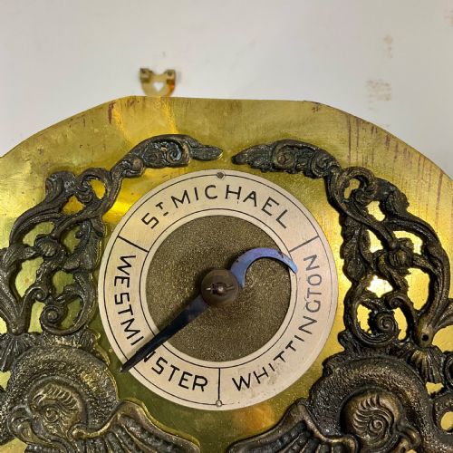 fig 3. 74in Triple Tune Musical Chiming Grandfather Longcase Clock